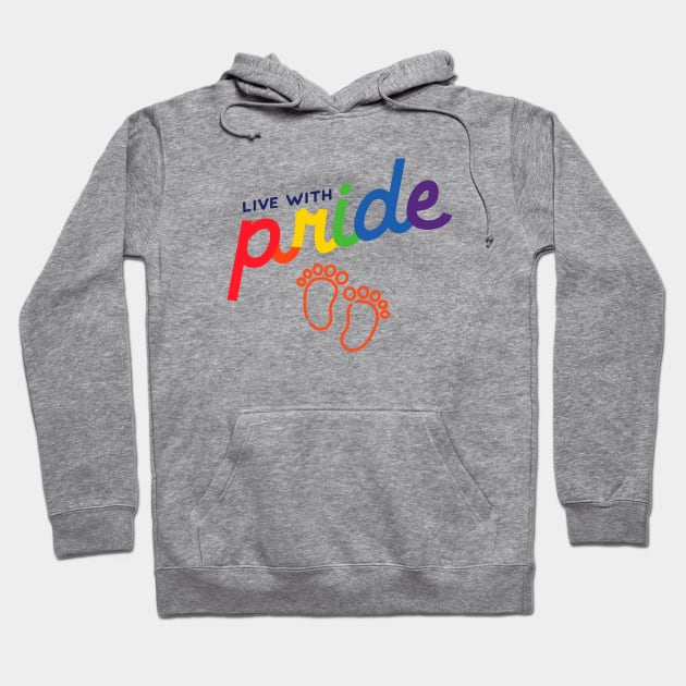 Live with Pride Hoodie by Mplanet